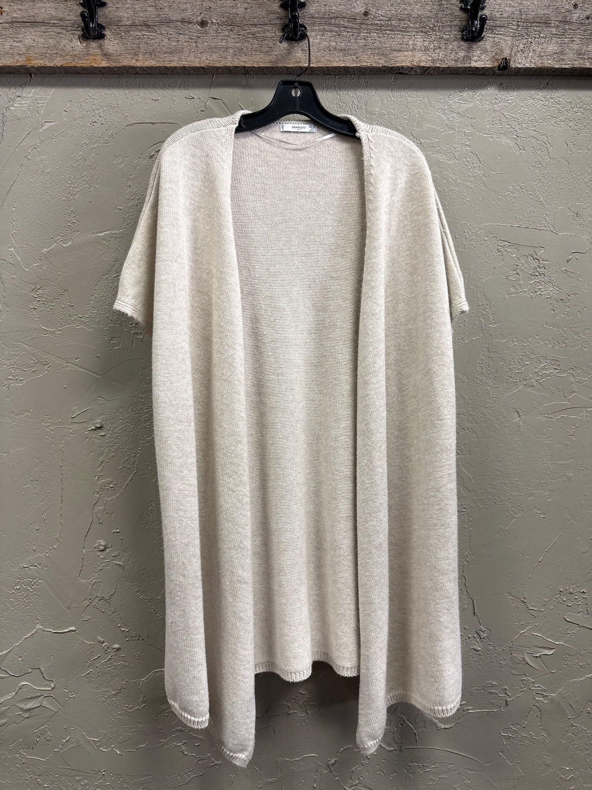 MANGO Short-Sleeve Cardi Vest