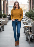 NWOT Indigo Thread Chenille Sweater (org$49)