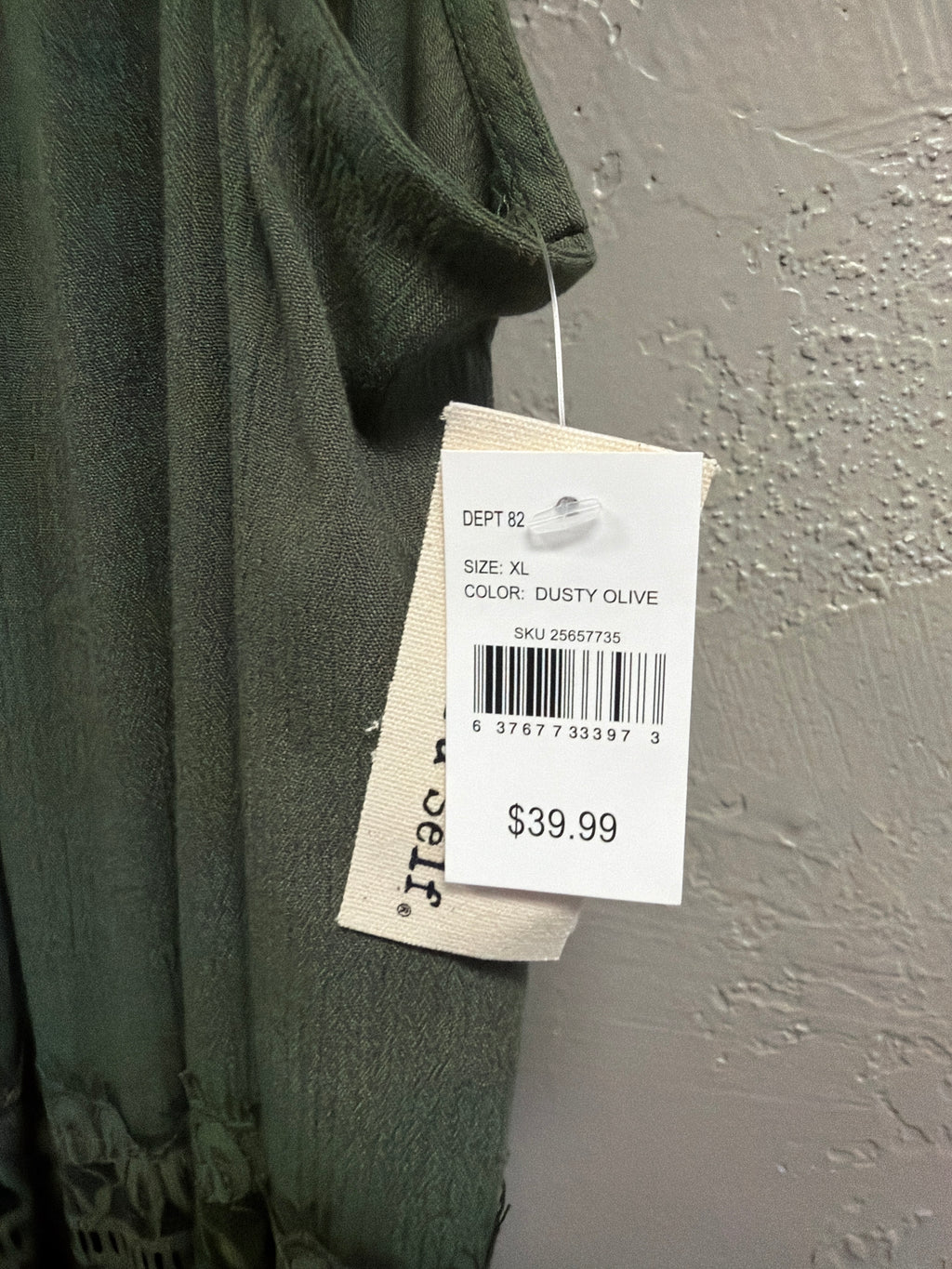 NWT Tru Self Open-Front Vest (org$40)