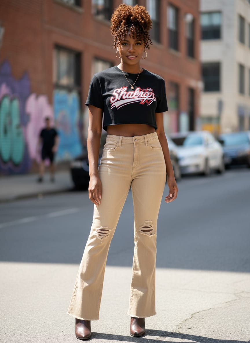 NWT Vervet High-Rise Flare (org$72)