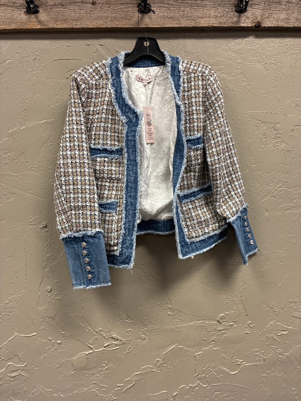 NWT Nanette Lepore Tweed Blazer (org$148)