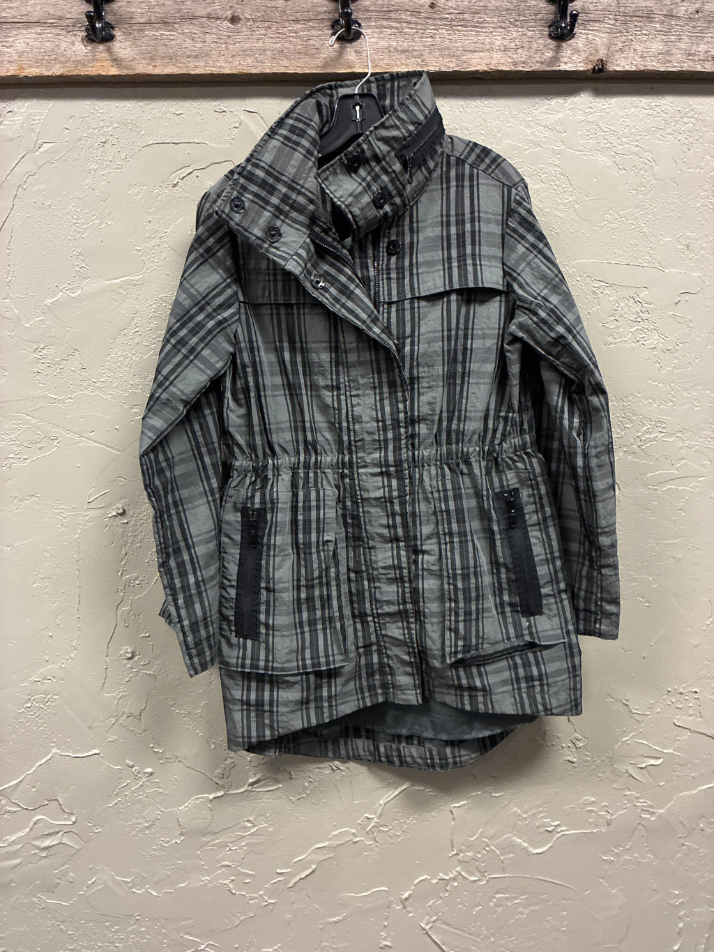 G.E.T Plaid Utility Field Jacket (org$130)