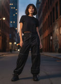 Escaladya Constrast-Stitch Cargos (org$395)