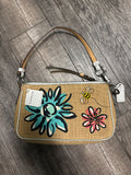 *RARE* Coach 2005 Straw Motif Demi Bag