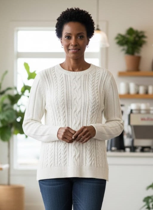 Talbots Cable-Knit Pullover Sweater (org$90)