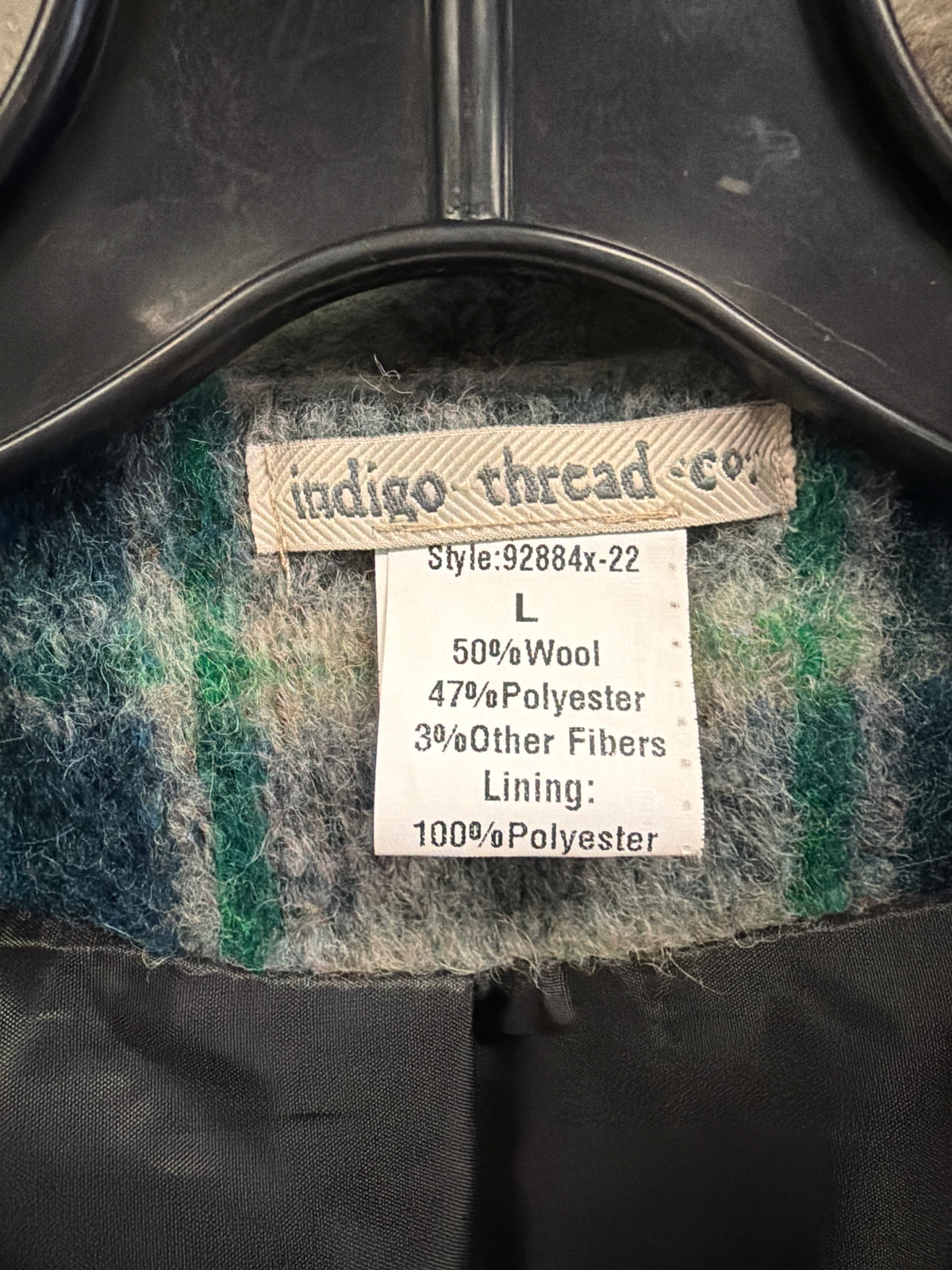 NWOT Indigo Thread Fuzzy Long Jacket (org$100)