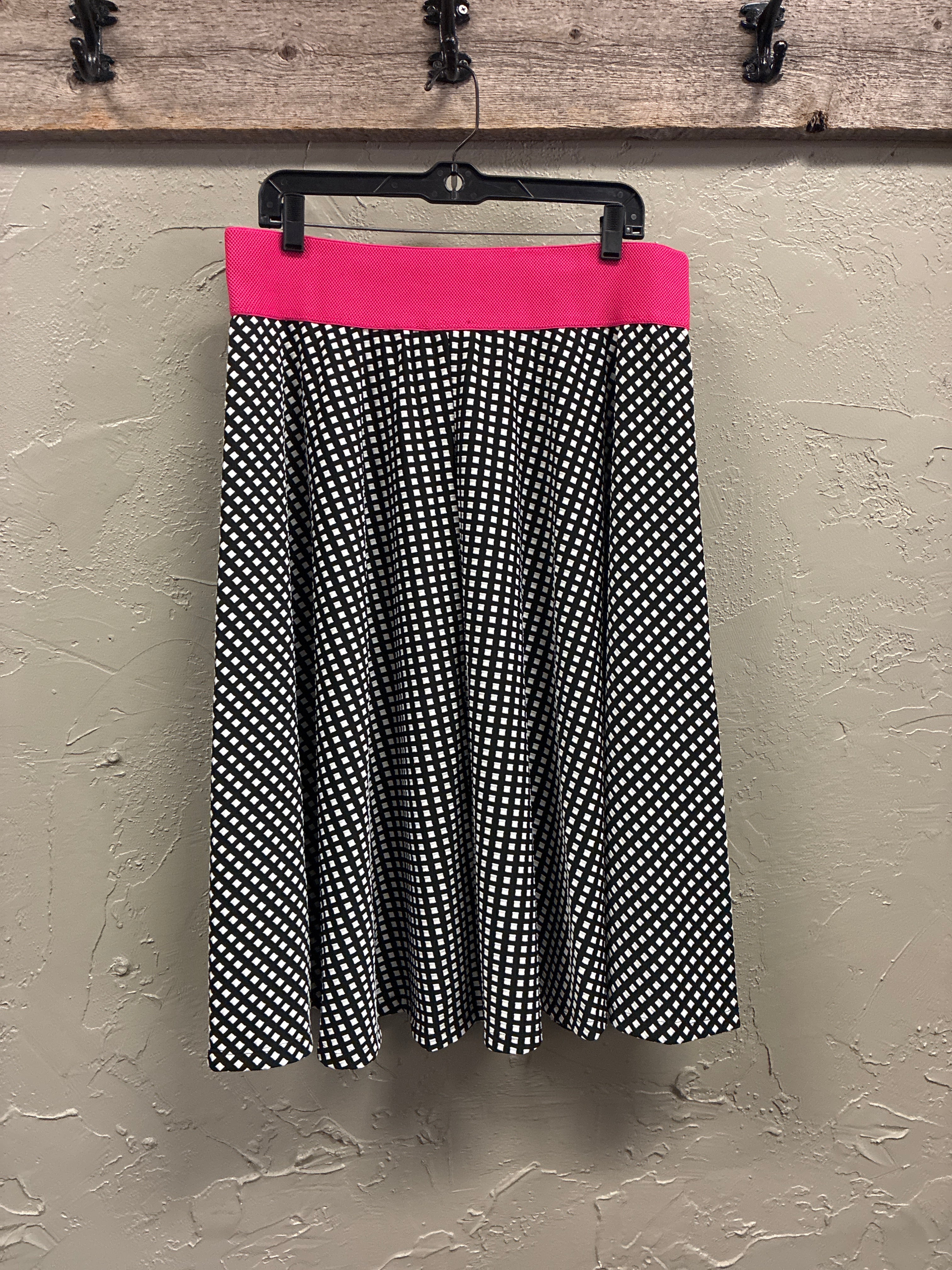 NWOT Marc Bouwer Zip-Front Midi Skirt