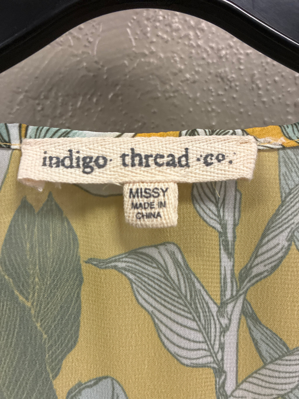 NWOT Indigo Thread Chiffon Duster (org$55)