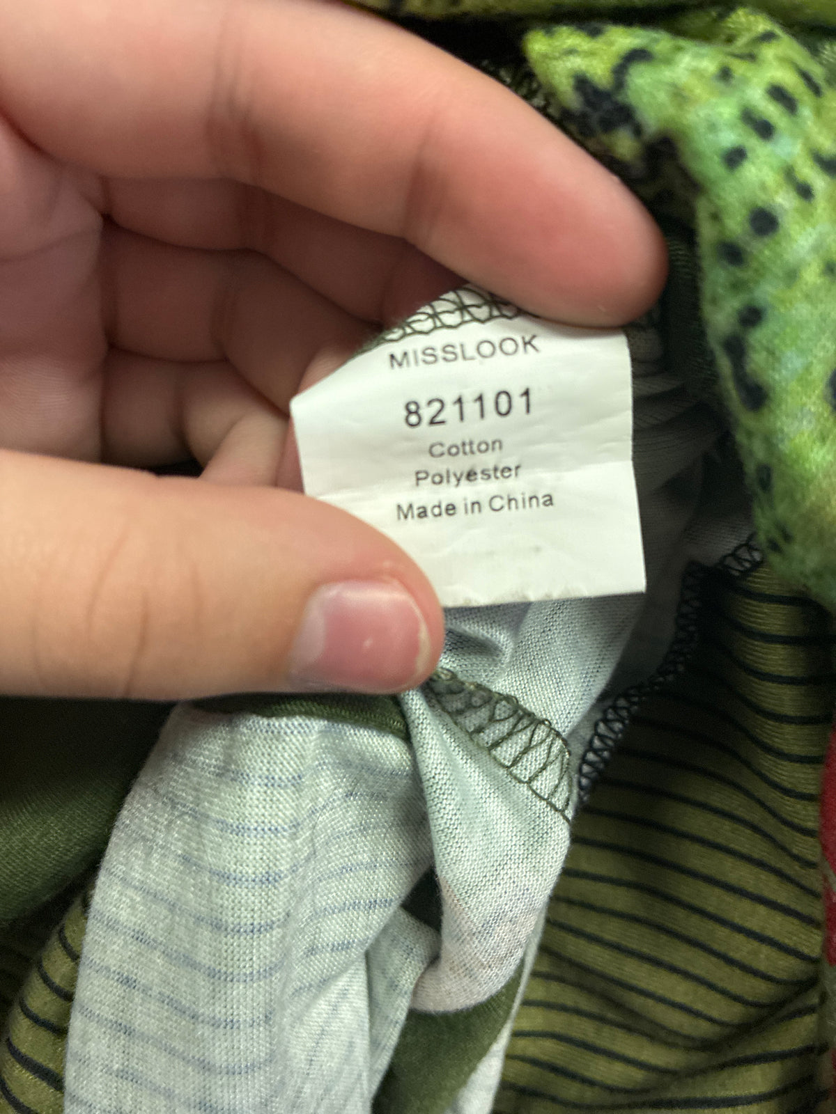 NWOT Misslook Patchwork Tunic (org$59)