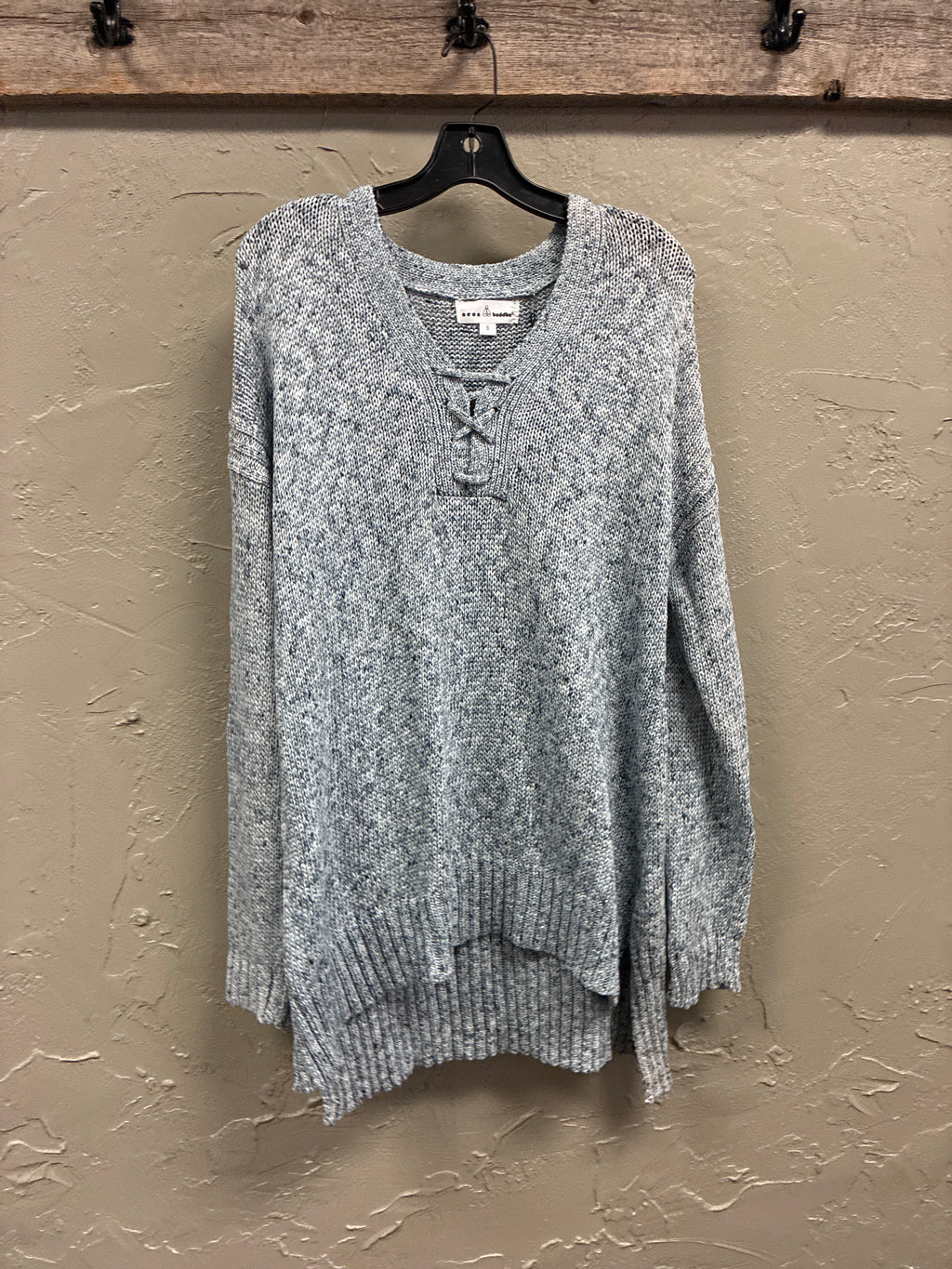 NWT Neon Buddah Lace-Up Sweater (org$139)