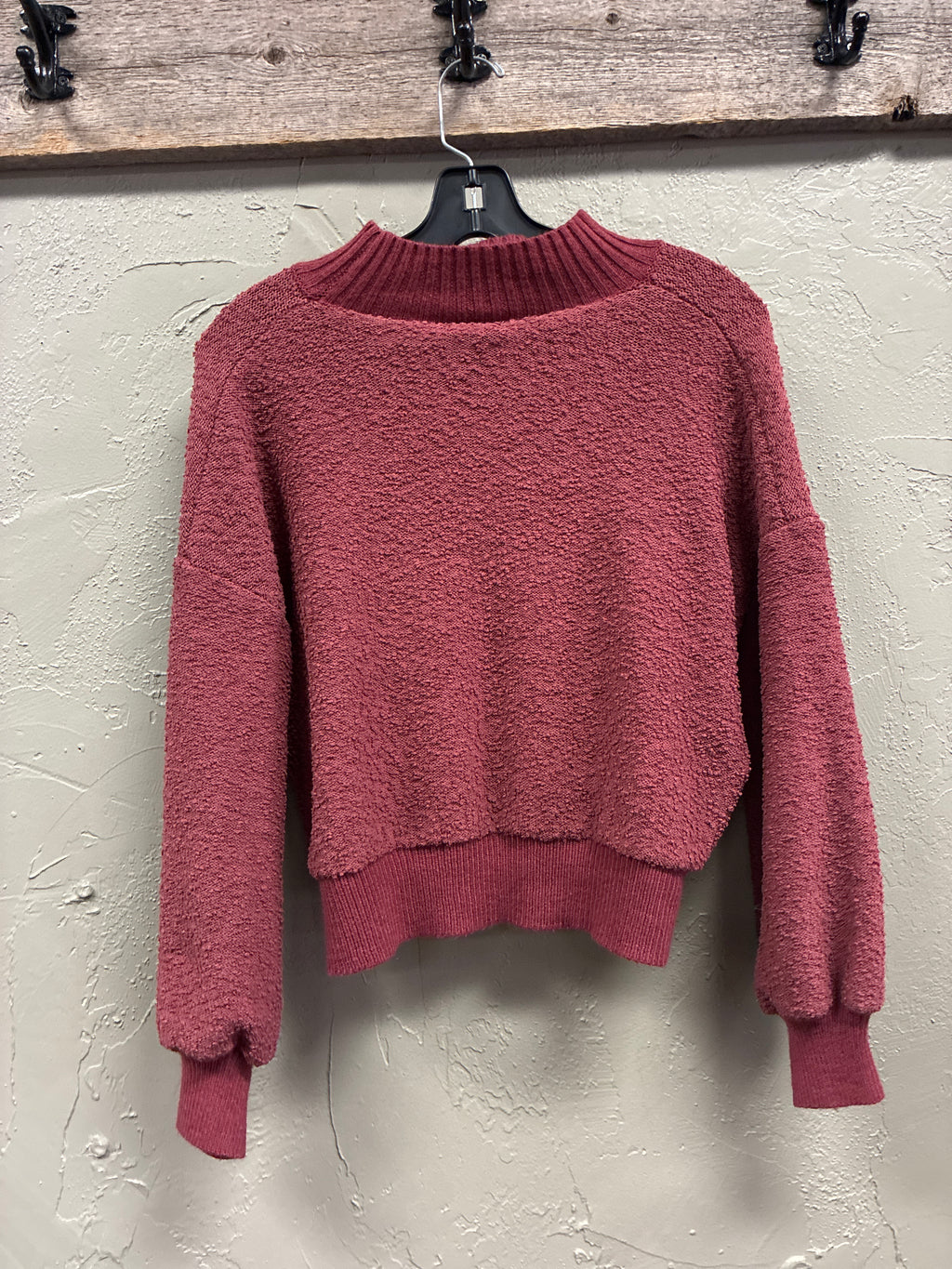 Deput Mock-Neck Crop Sweater (org$50)