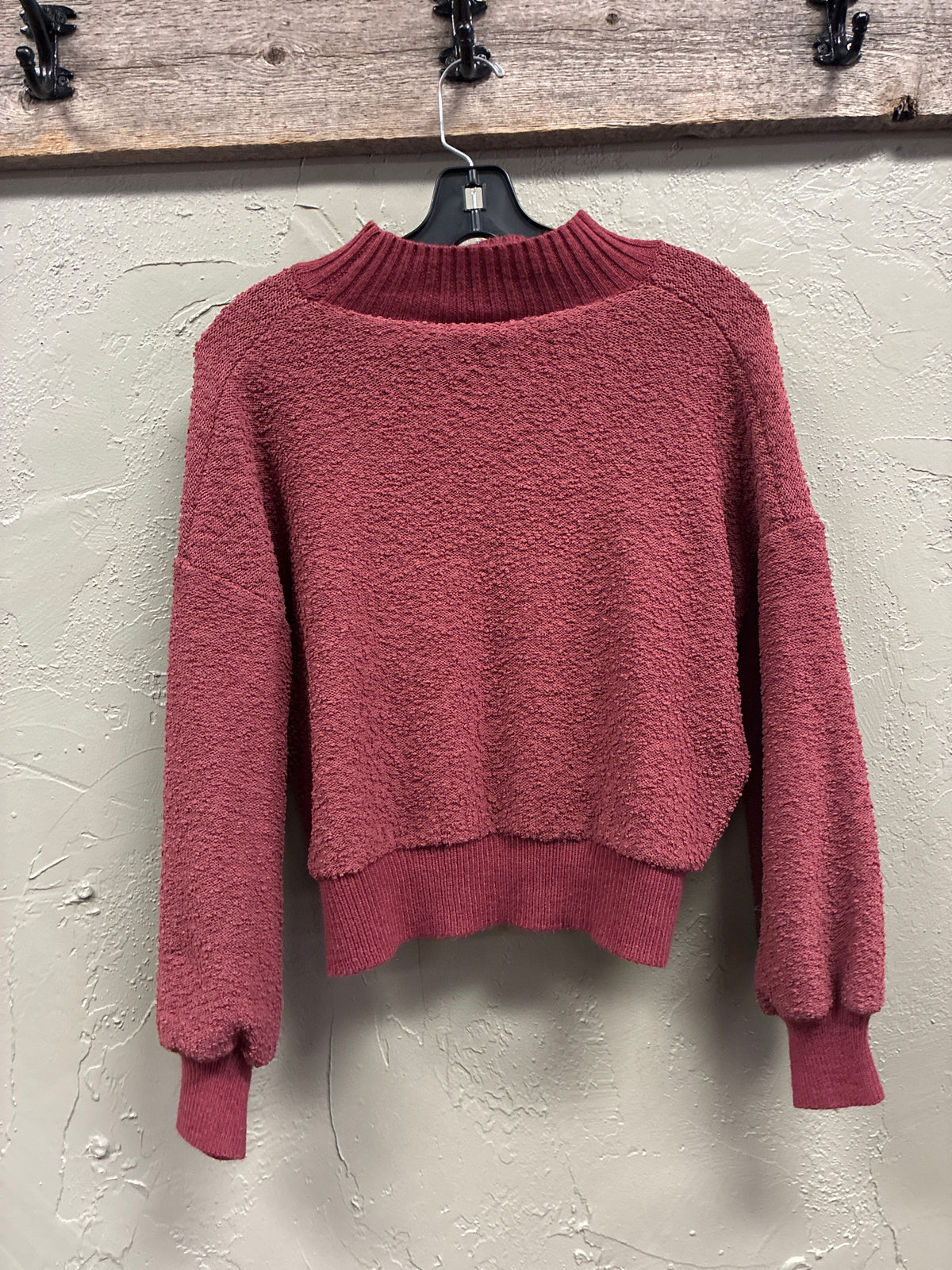 Deput Mock-Neck Crop Sweater (org$50)