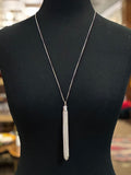 Two-Strand Chain Tassel Necklace