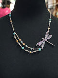 Beaded Dragonfly Necklace