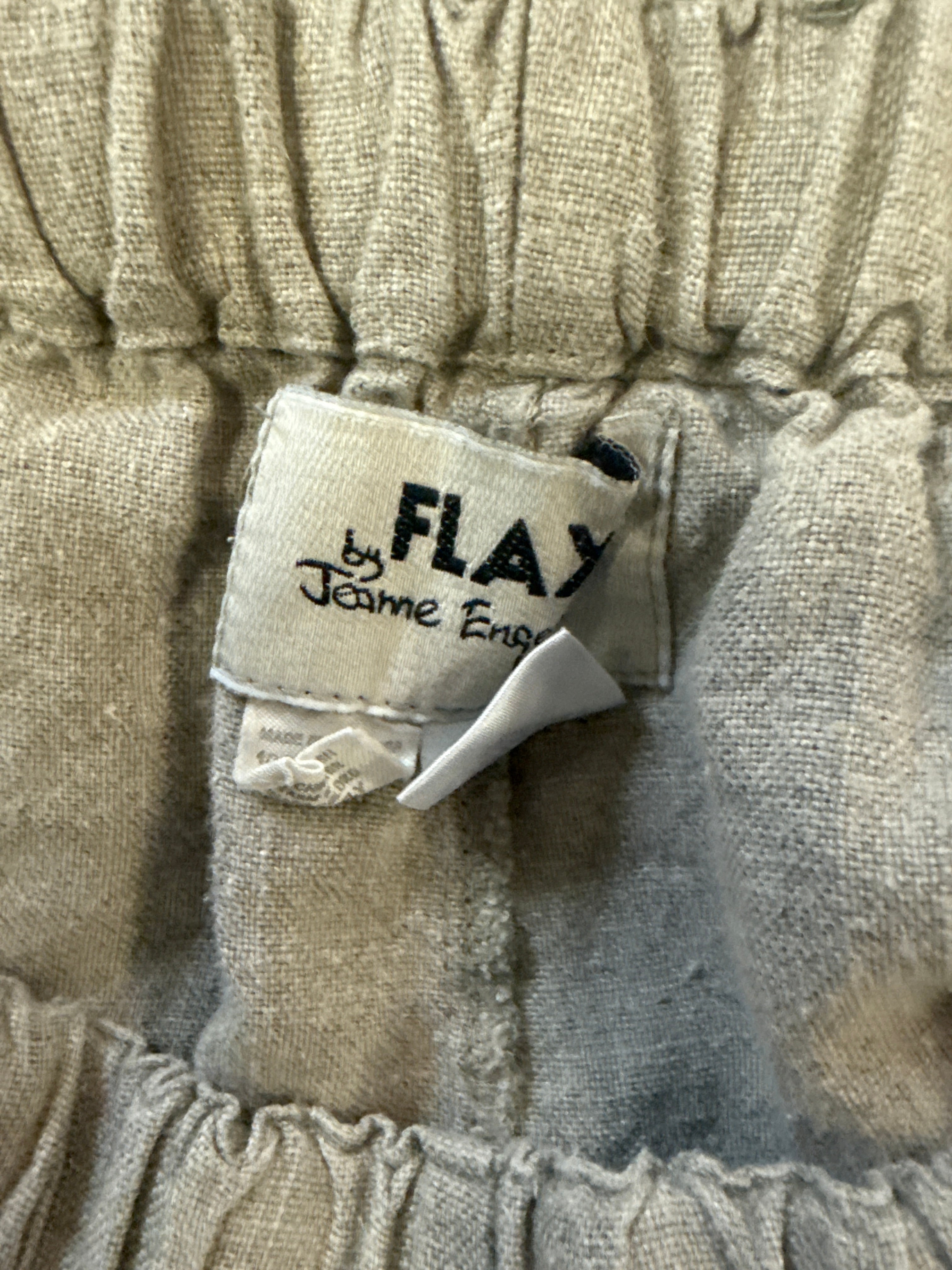 FLAX Linen Relaxed Crop Pant (org$130)