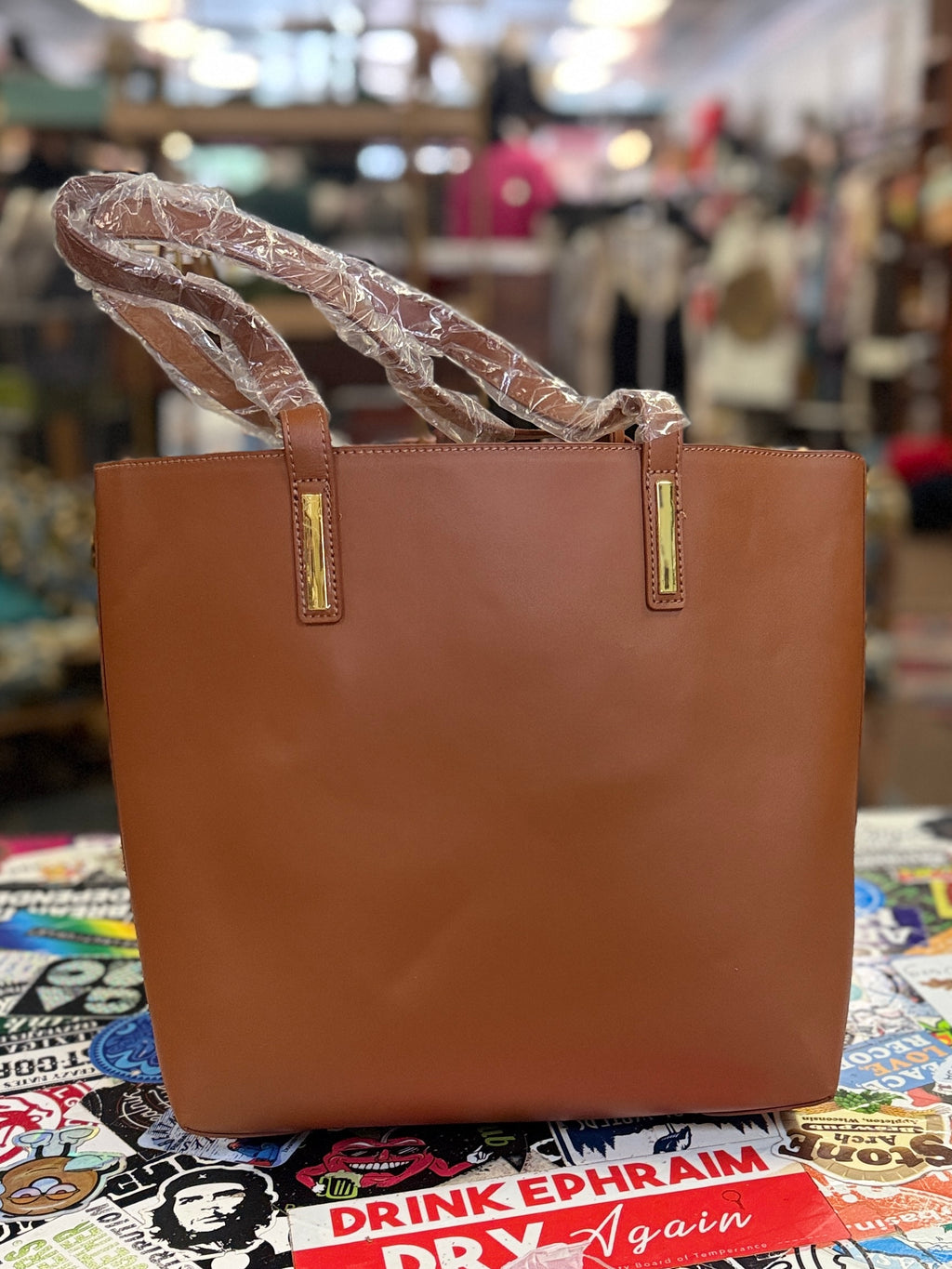 NWOT Joy & Iman Tassel Tote Set (org$140)