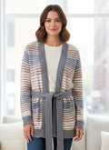 Lands End Striped Knit Cardigan (org$80)