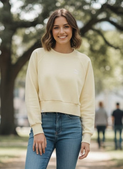 Puma Cropped Crewneck Sweatshirt