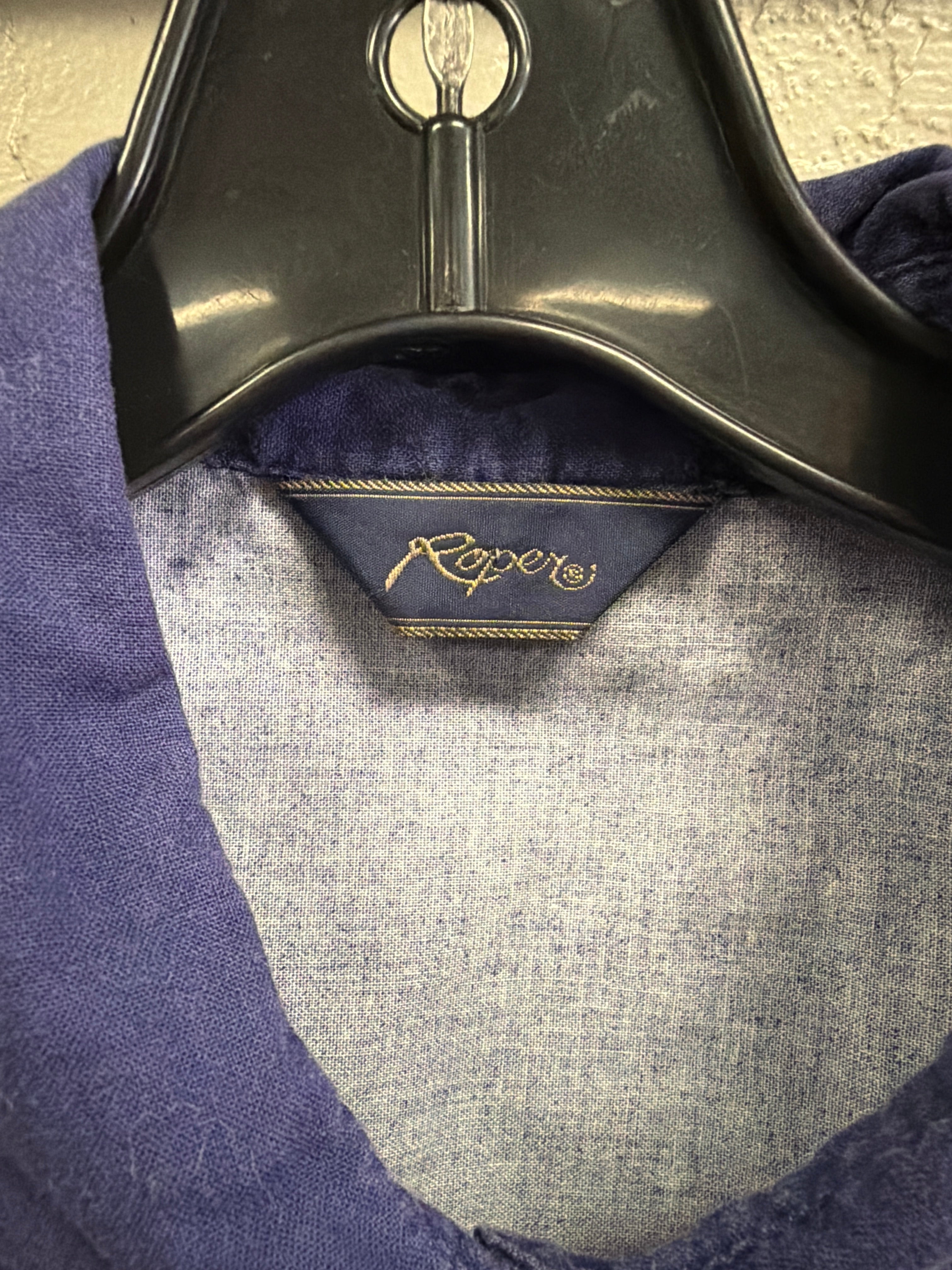 Vtg 90s Roper Rodeo Print Shirt