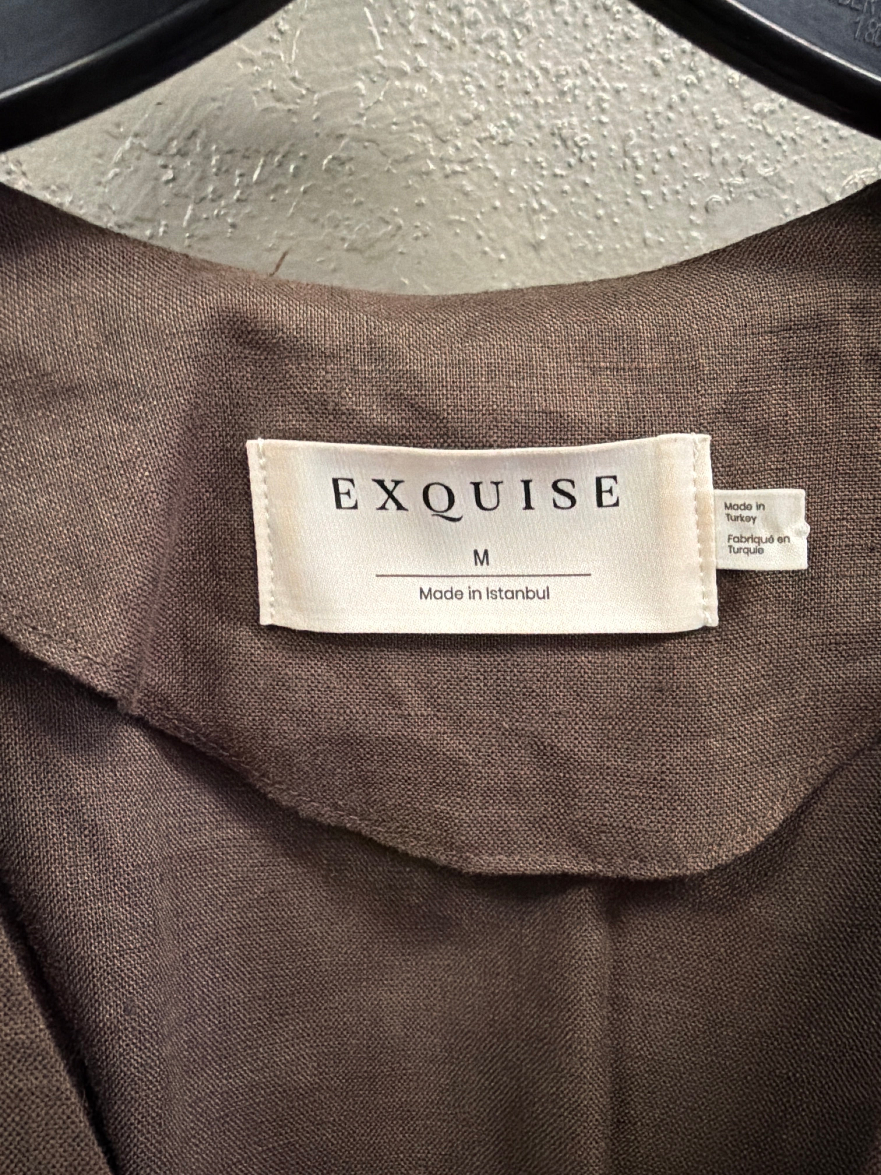 Exquise Pleated Linen Mini Dress (org$228)