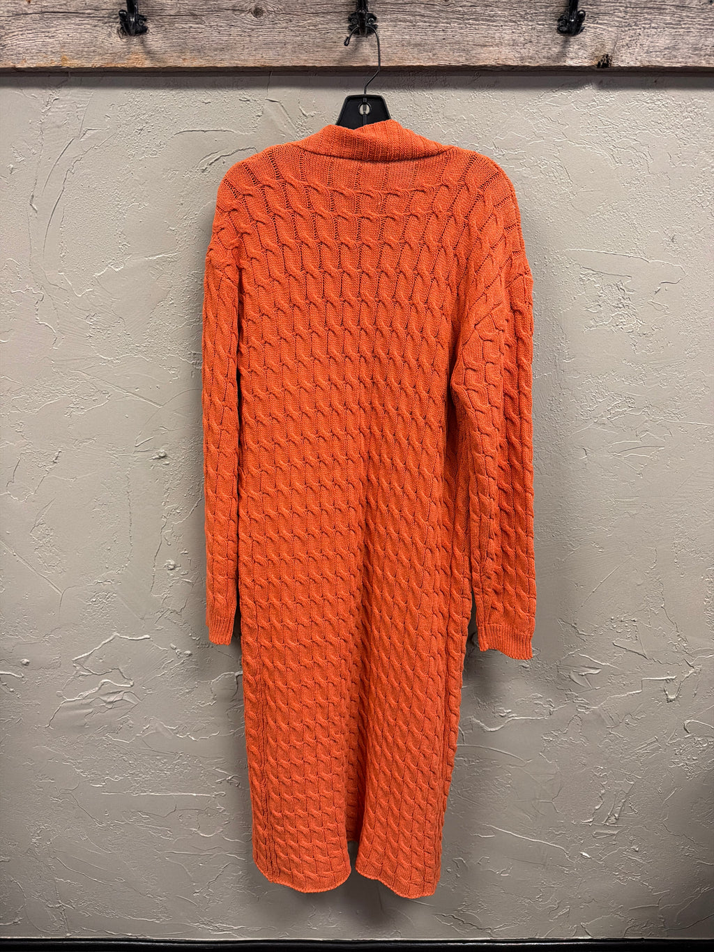 Cable-Knit Maxi Duster