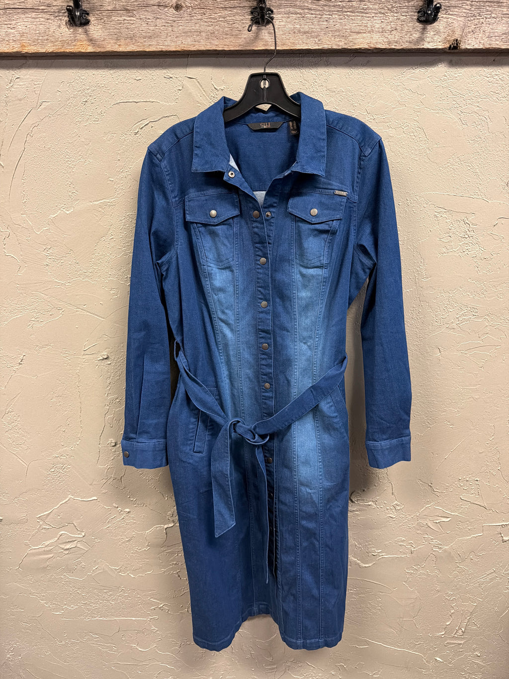 GILI Denim Duster Shirt Dress (org$89)