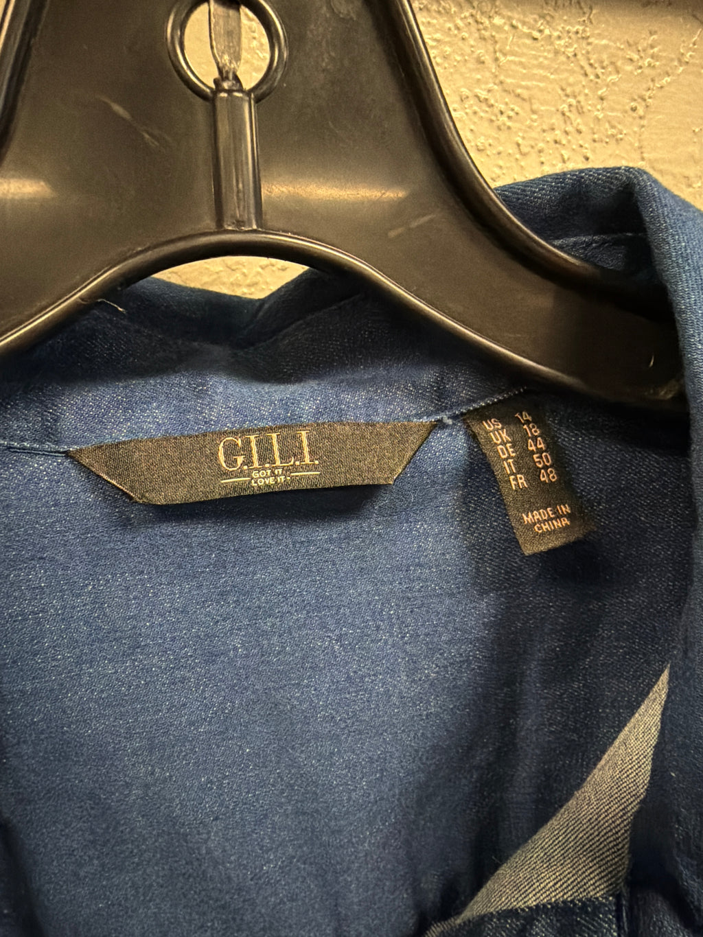 GILI Denim Duster Shirt Dress (org$89)