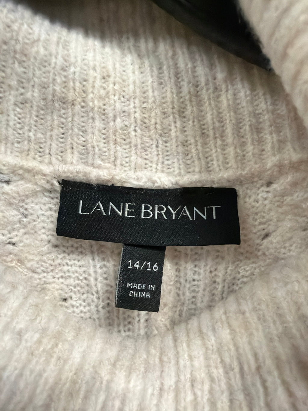 NWT Lane Bryant Diamond Knit Sweater (org$70)
