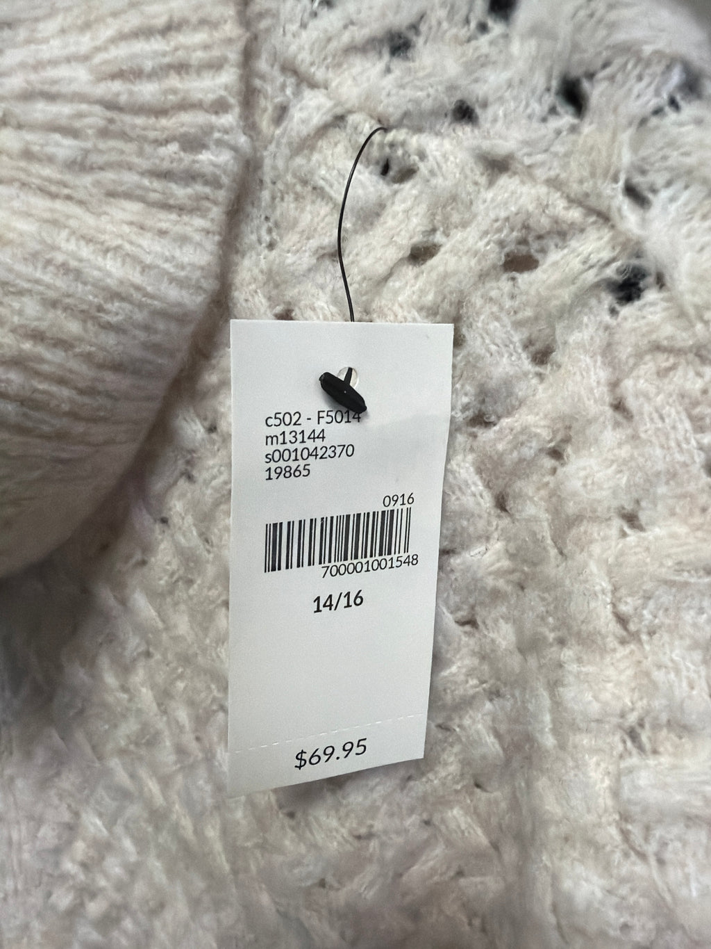 NWT Lane Bryant Diamond Knit Sweater (org$70)