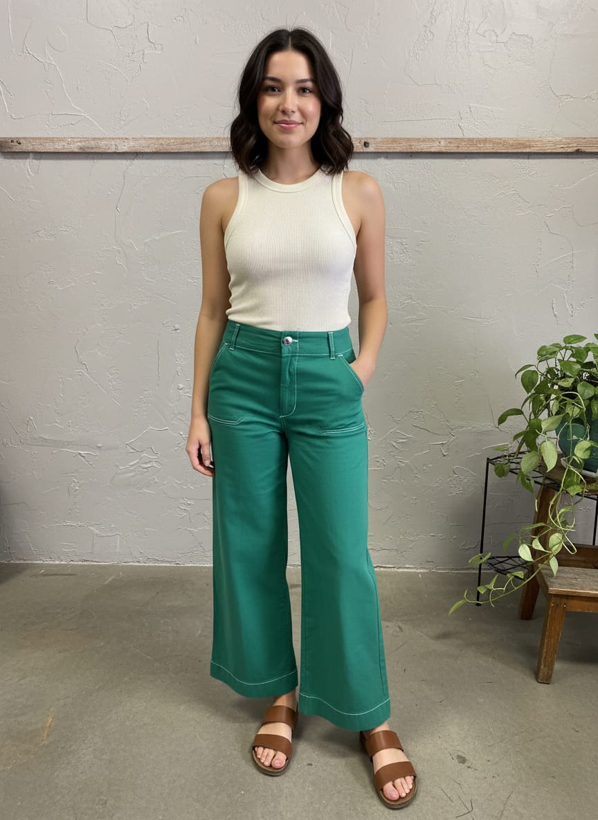 Maeve Colette Crop Pant (org$138)