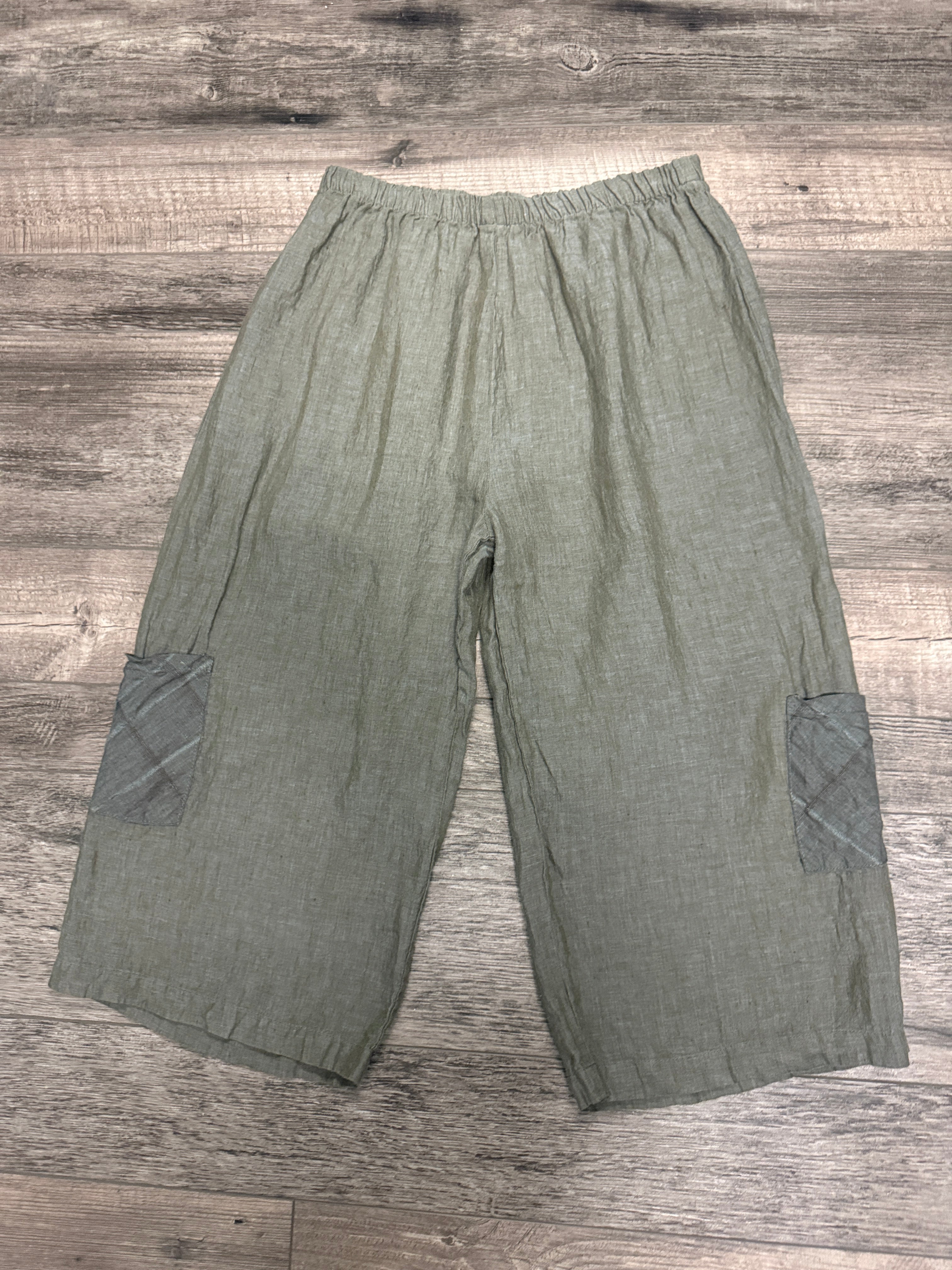 Chalet Lissie Linen Crop Pant (org$189)