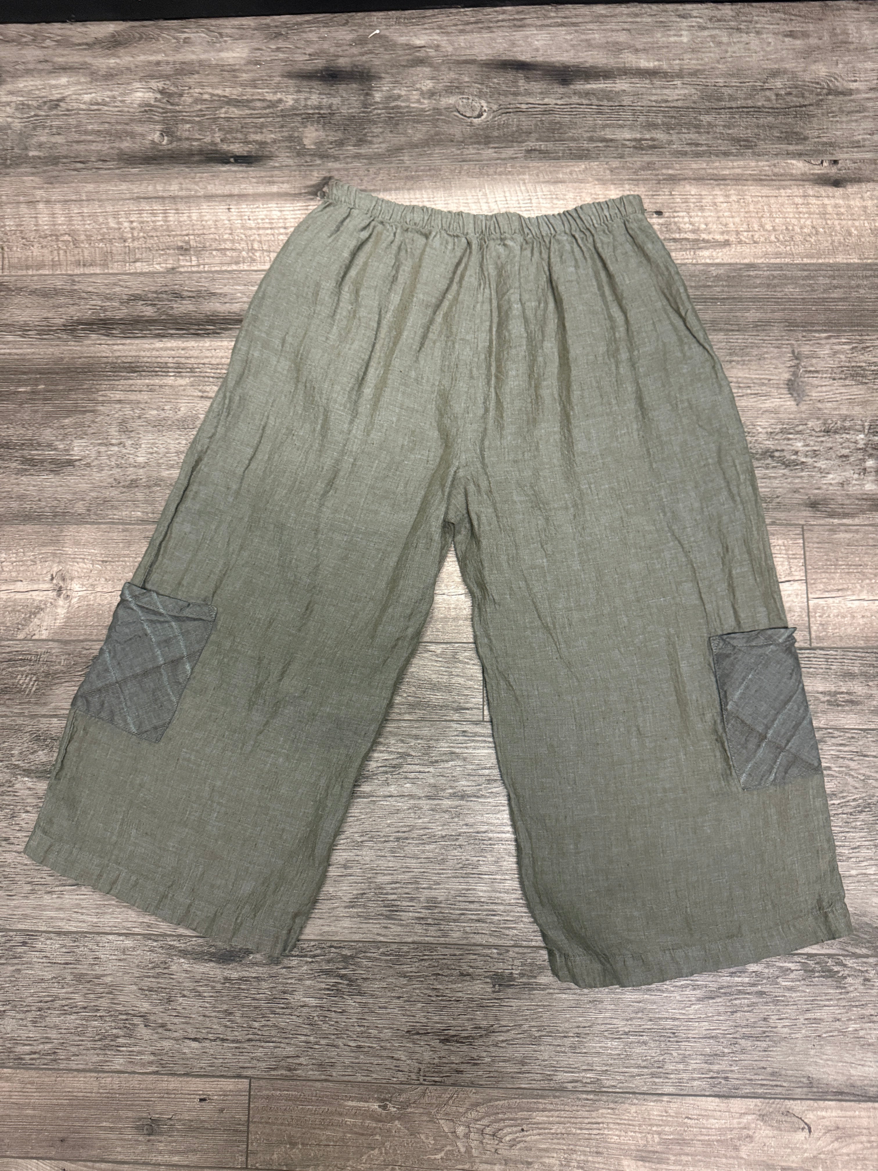 Chalet Lissie Linen Crop Pant (org$189)