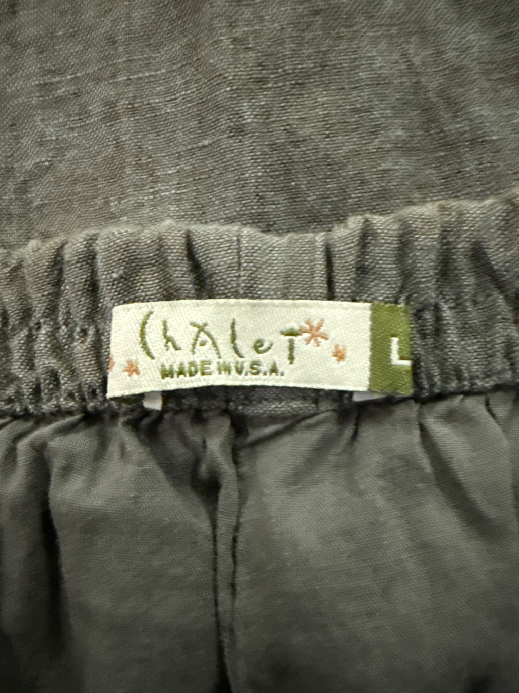 Chalet Lissie Linen Crop Pant (org$189)