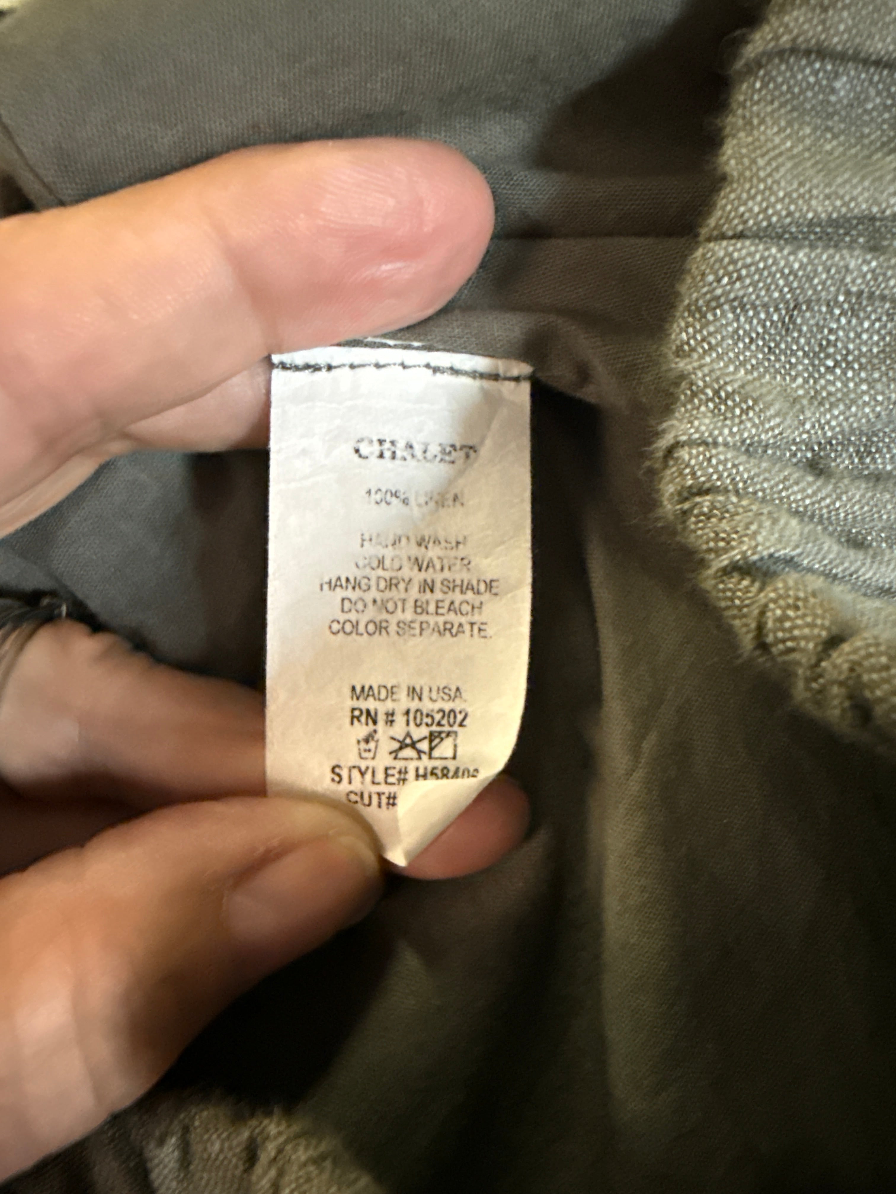 Chalet Lissie Linen Crop Pant (org$189)