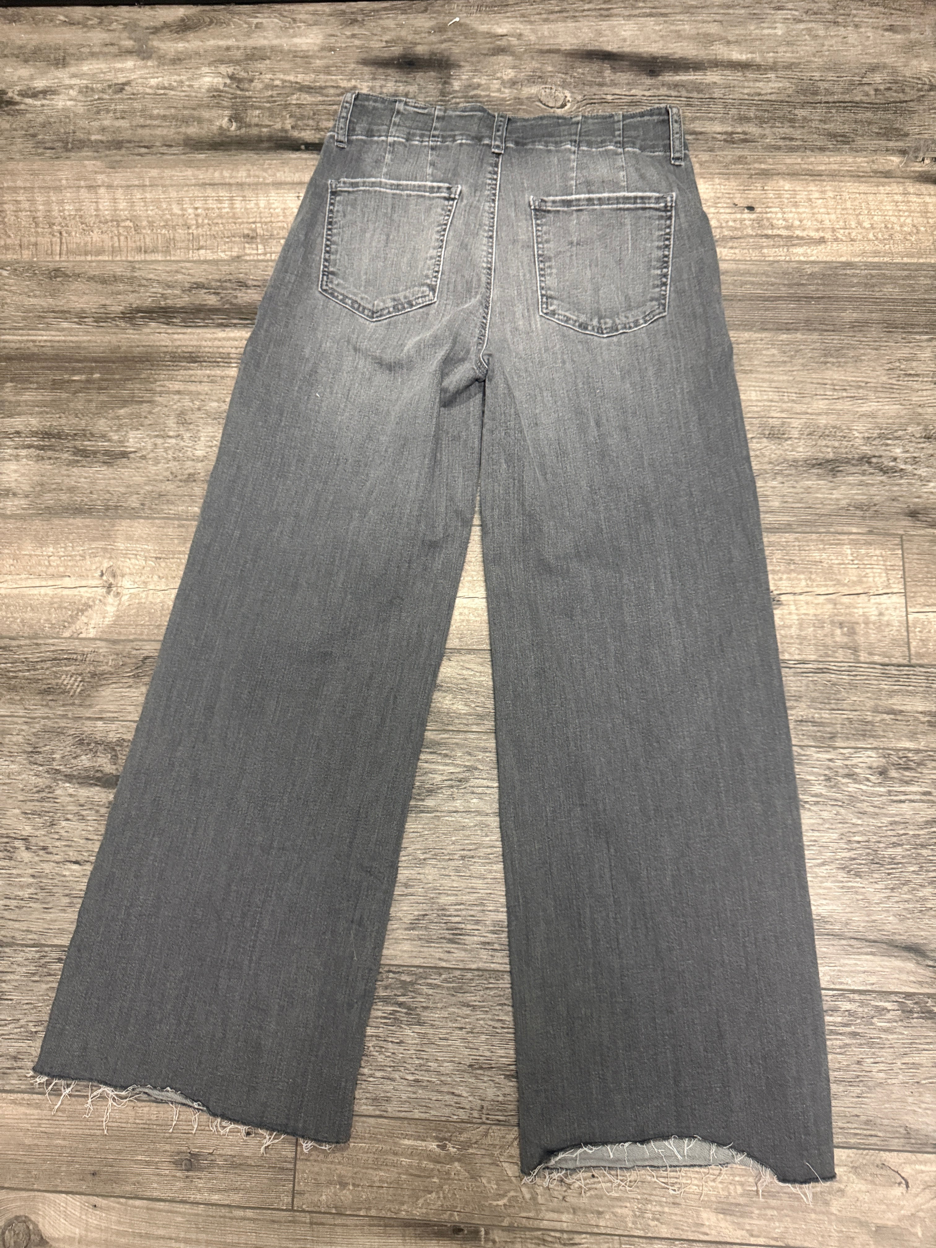 KUT Meg High-Rise Wide-Leg Jean (org$109)