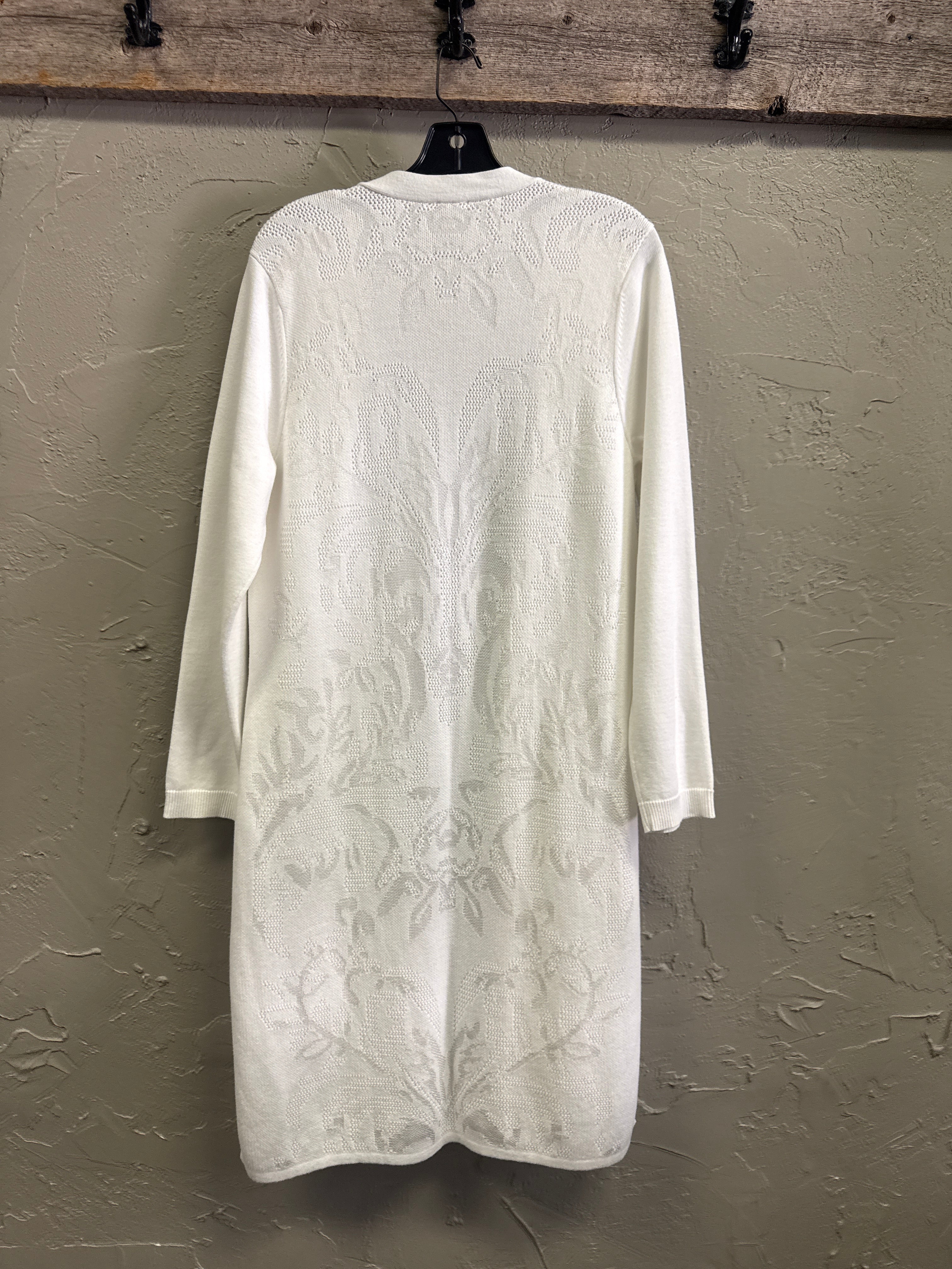 Chicos Floral Jacquard Cardigan (org$130)