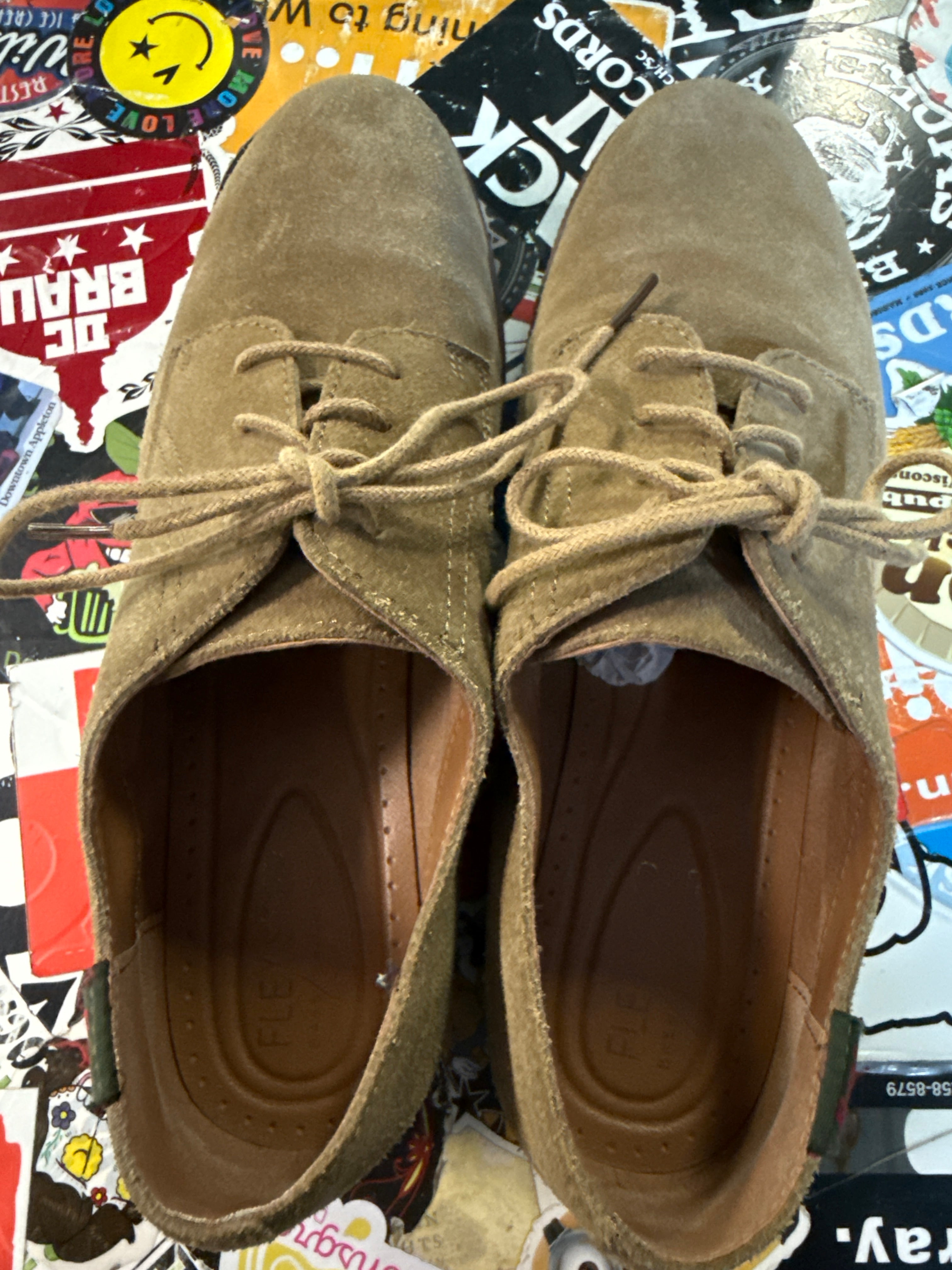 Bass Suede Oxfords (org$110)