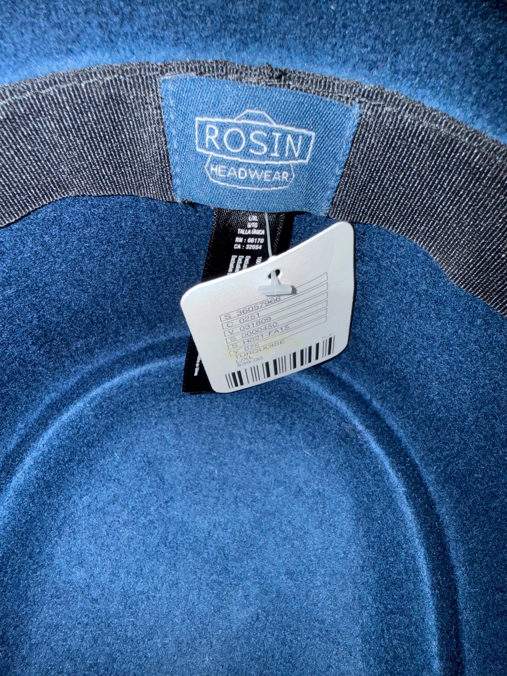 NWT Rosin Pork Pie Hat (org$39)