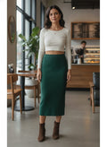 Zara Ribbed Knit Skirt