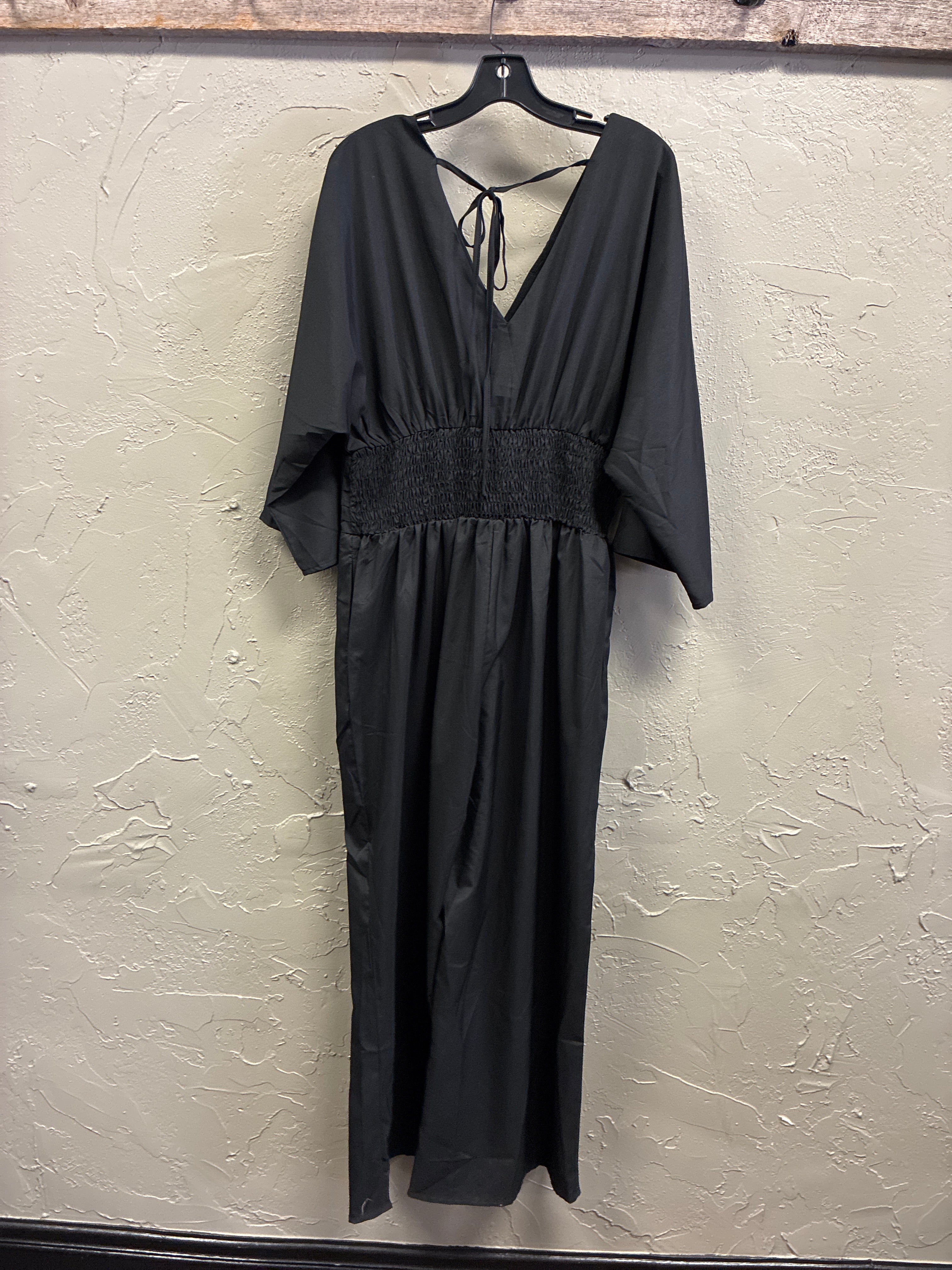 Retro Revival Wide-Leg Jumpsuit