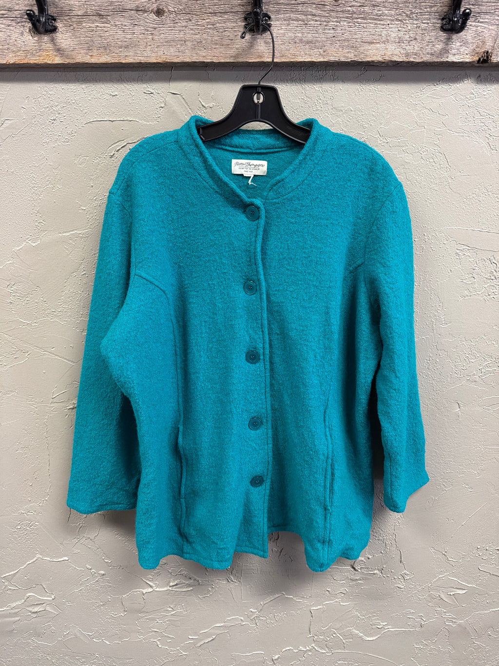 Vtg Norm Thompson Boiled Wool Jacket