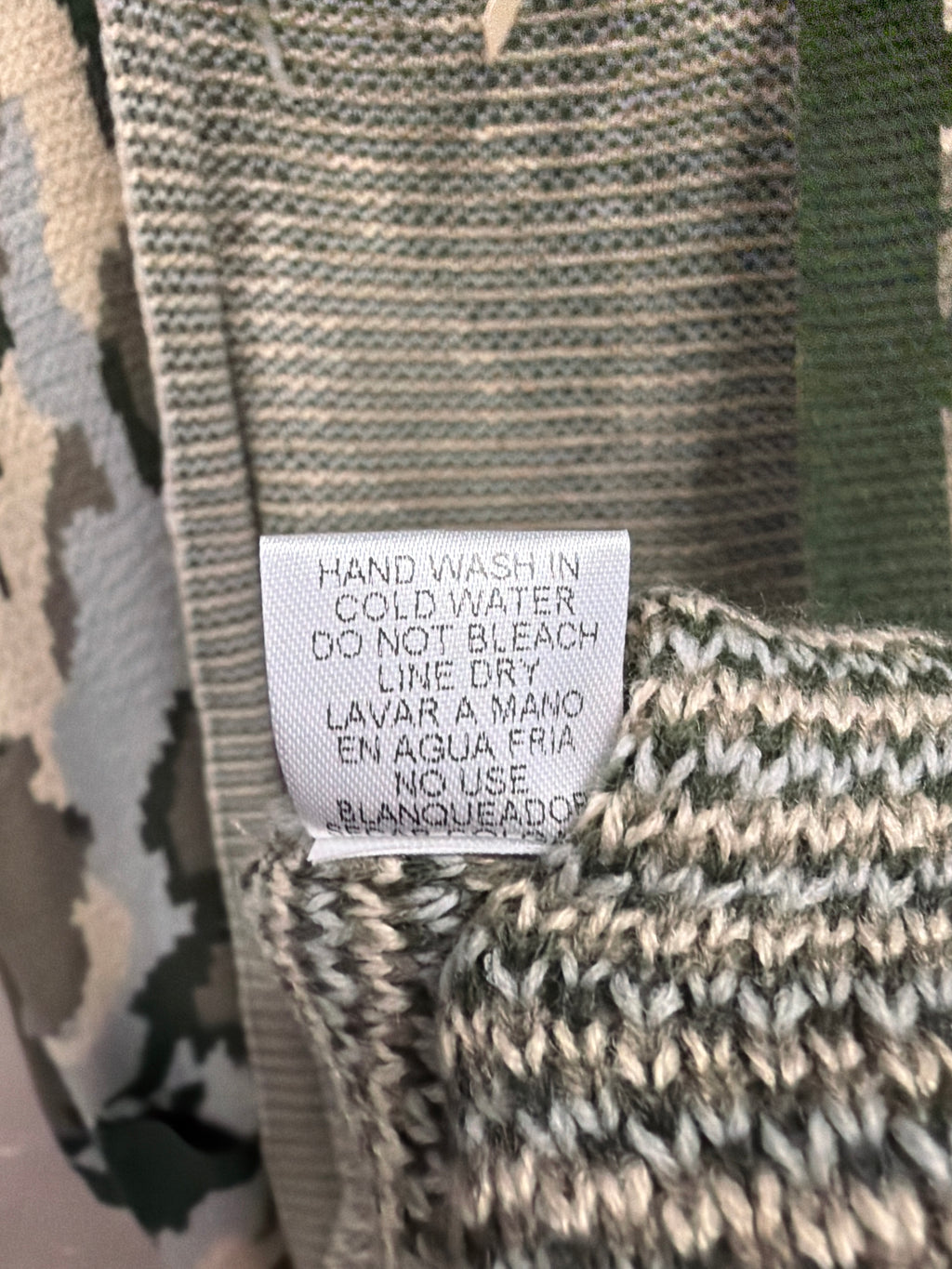 NWT Entro Woodland Camo Cardi (org$52)