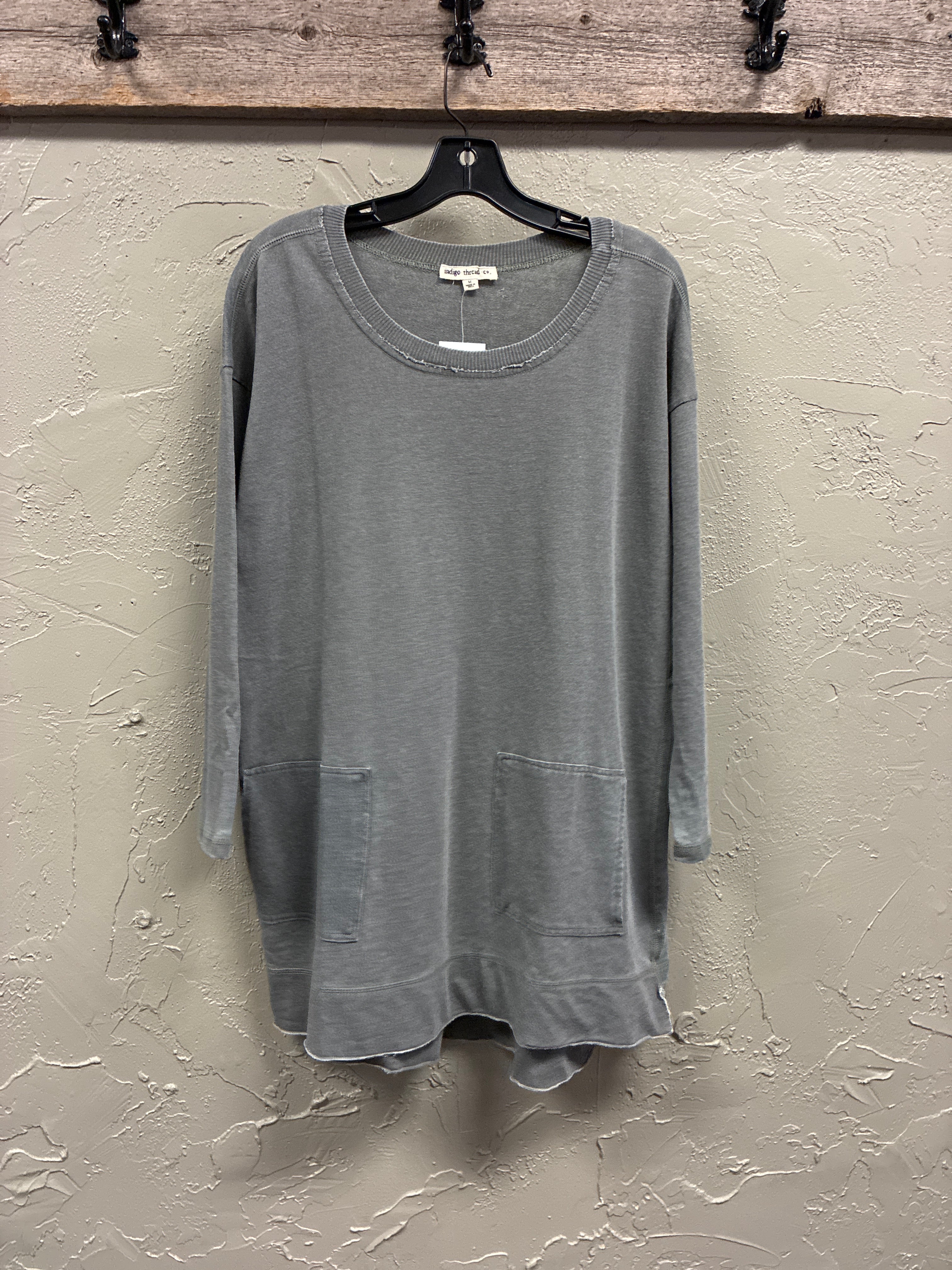 NWOT Indigo Thread Sweatshirt Tunic (org$65)