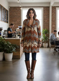 Vtg 70s Crochet Sweater