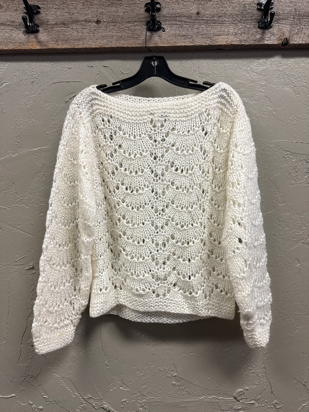 Vtg Cristinas Boat Neck Sweater