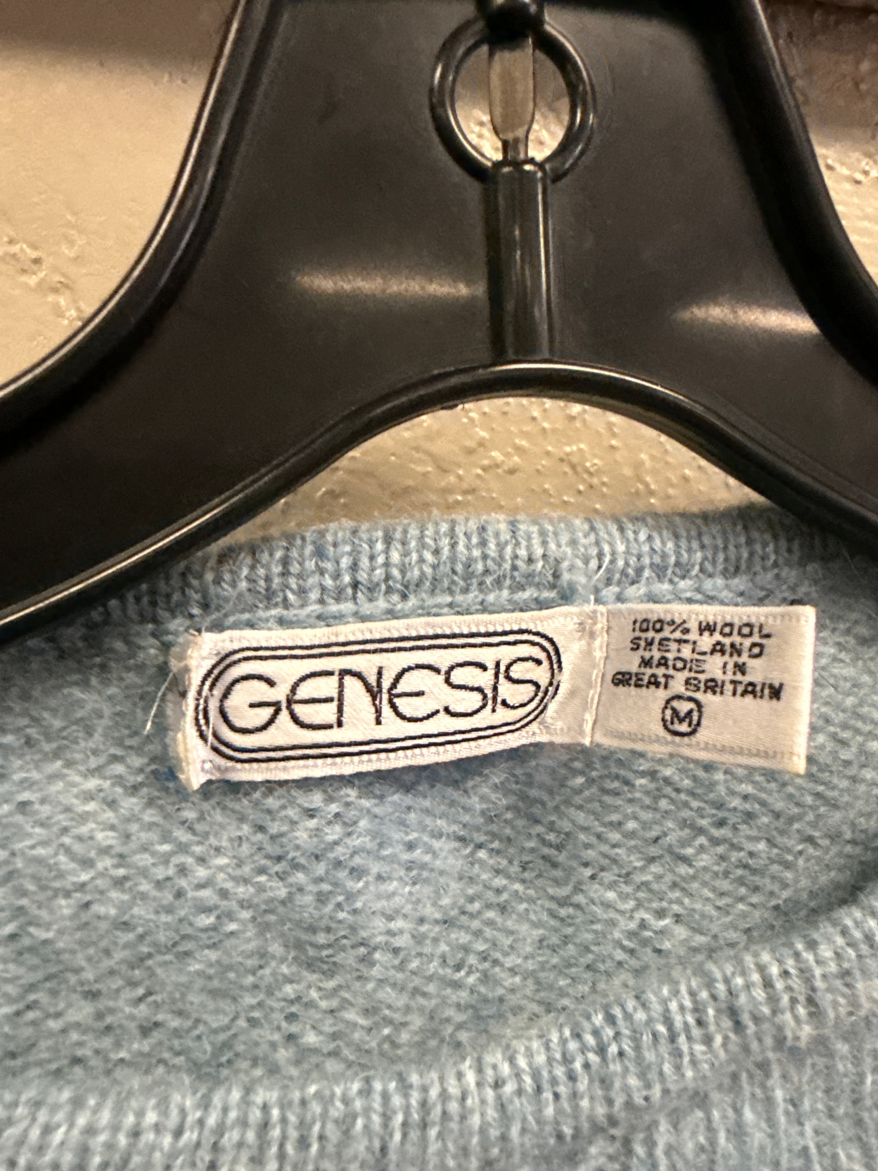 Vtg Genesis Cable Detail Sweater Vest