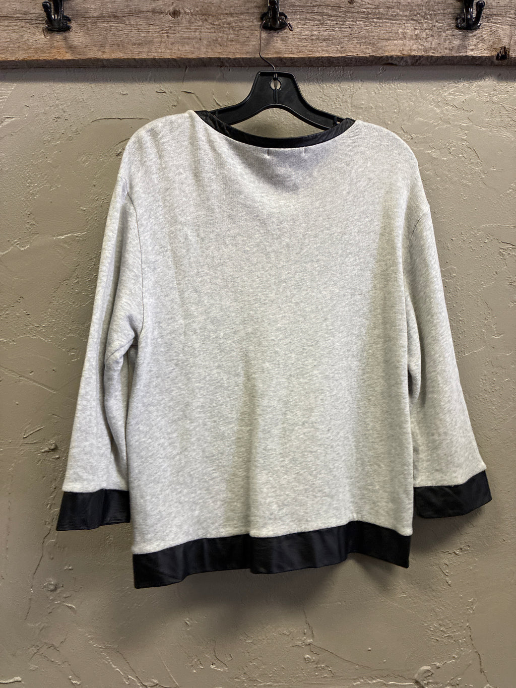 Townsen Leather Trim Sweater (org$129)