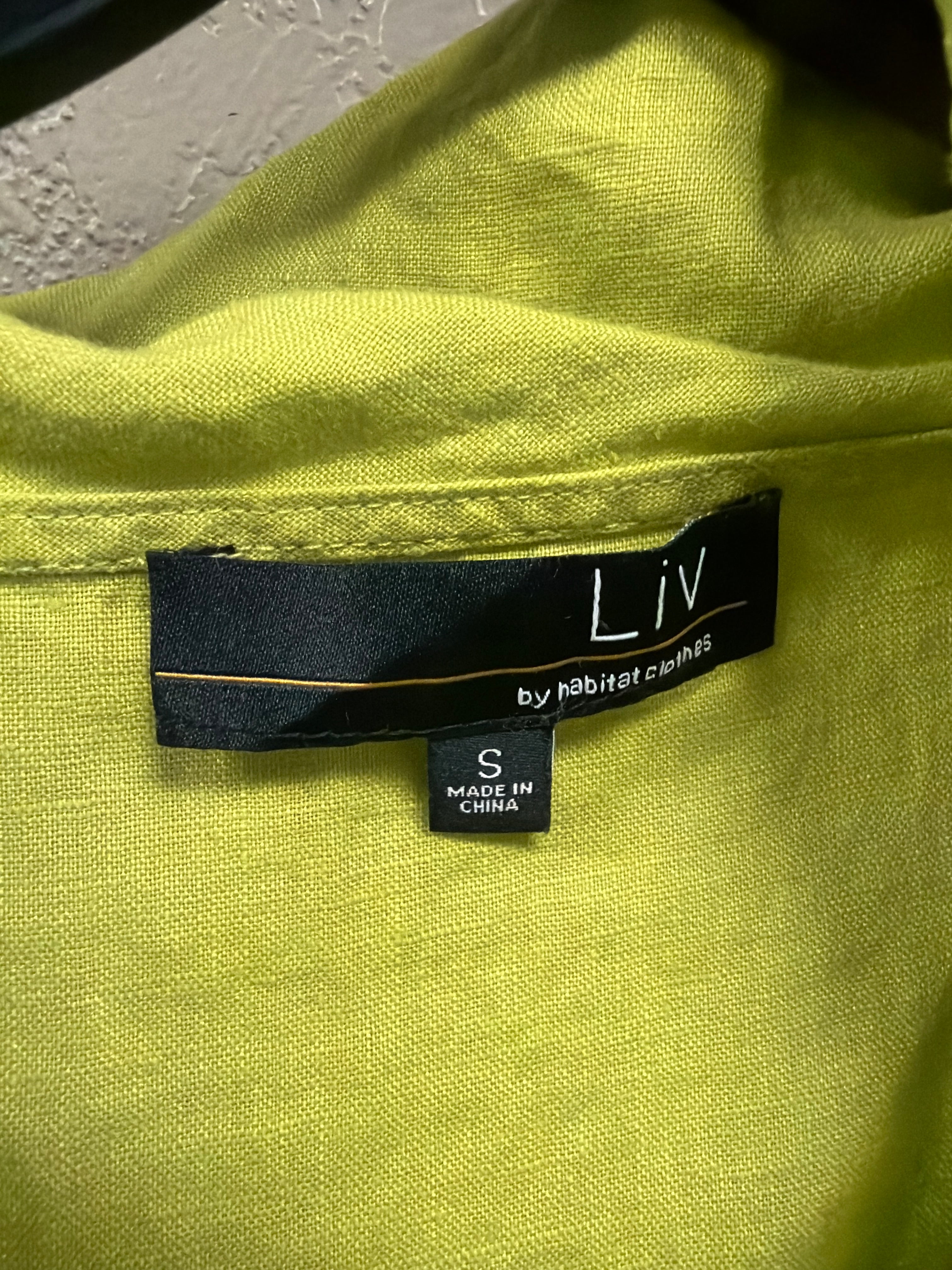 LIV Linen Cowl Neck Top (org$118)