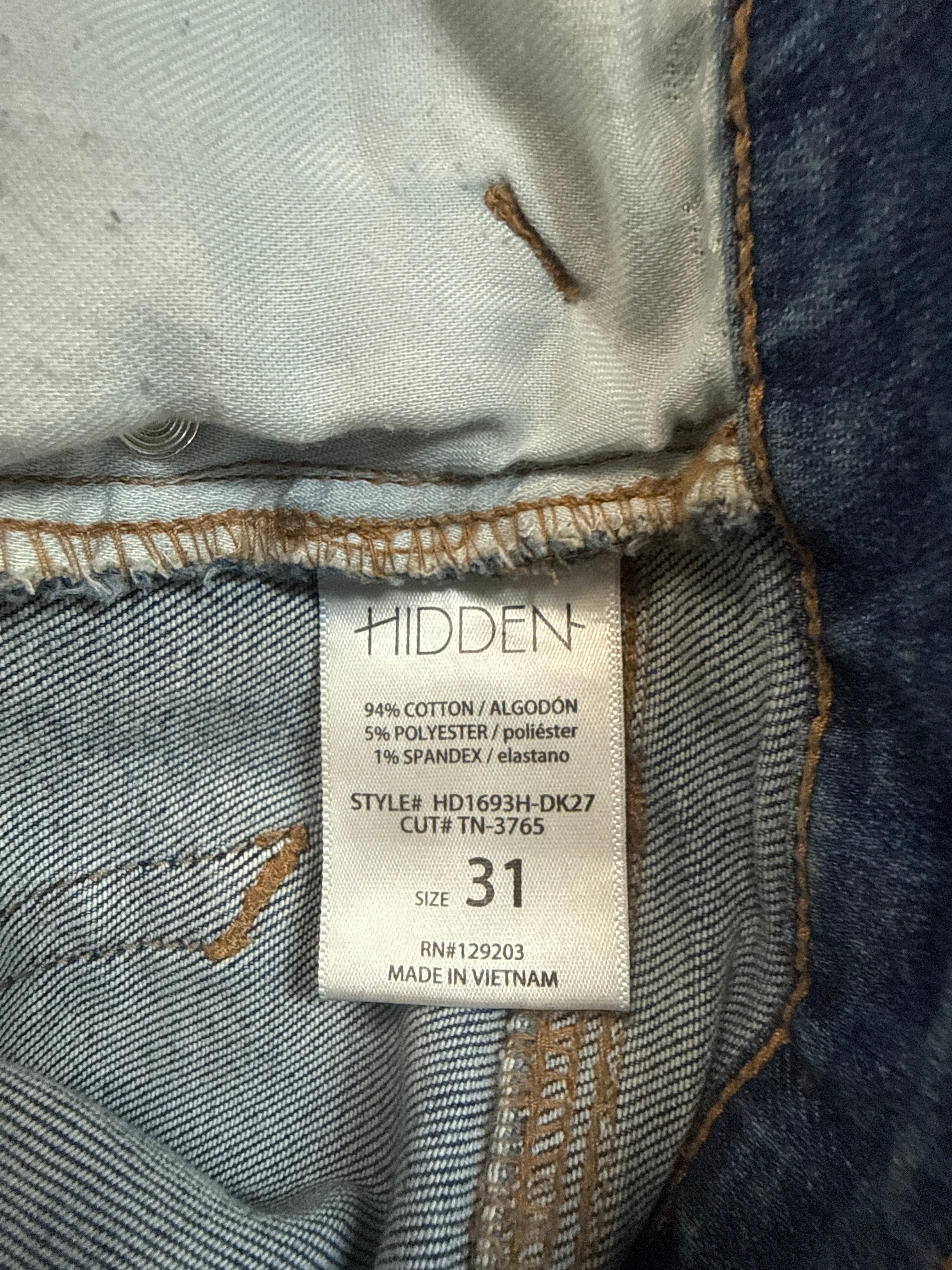 Hidden Rolled Skinny (org$122)