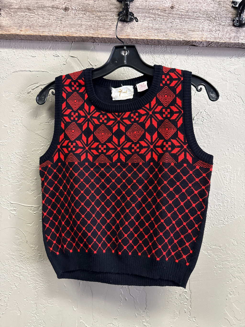 Vtg 70s/80s Yami Sweater Vest